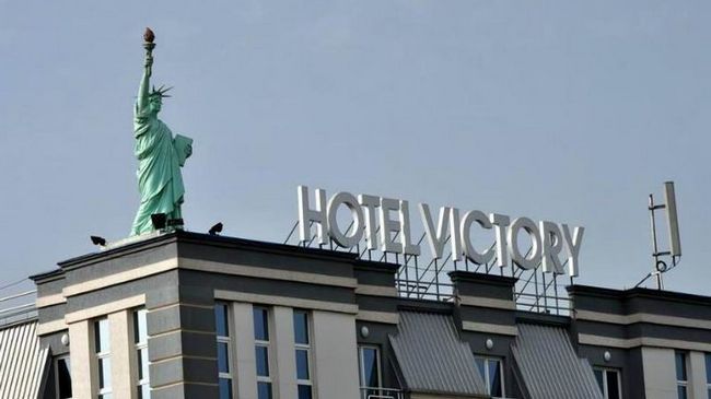 Hotel Victory Pristina Exteriör bild